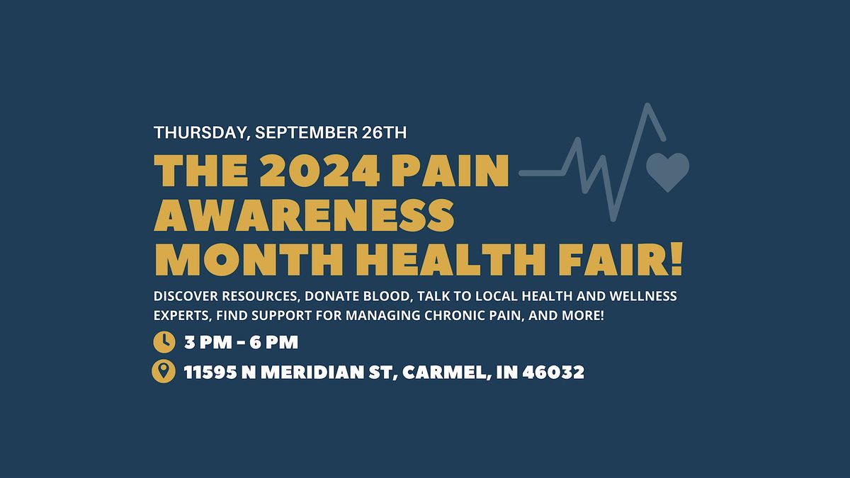 The 2024 Pain Awareness Month Health Fair