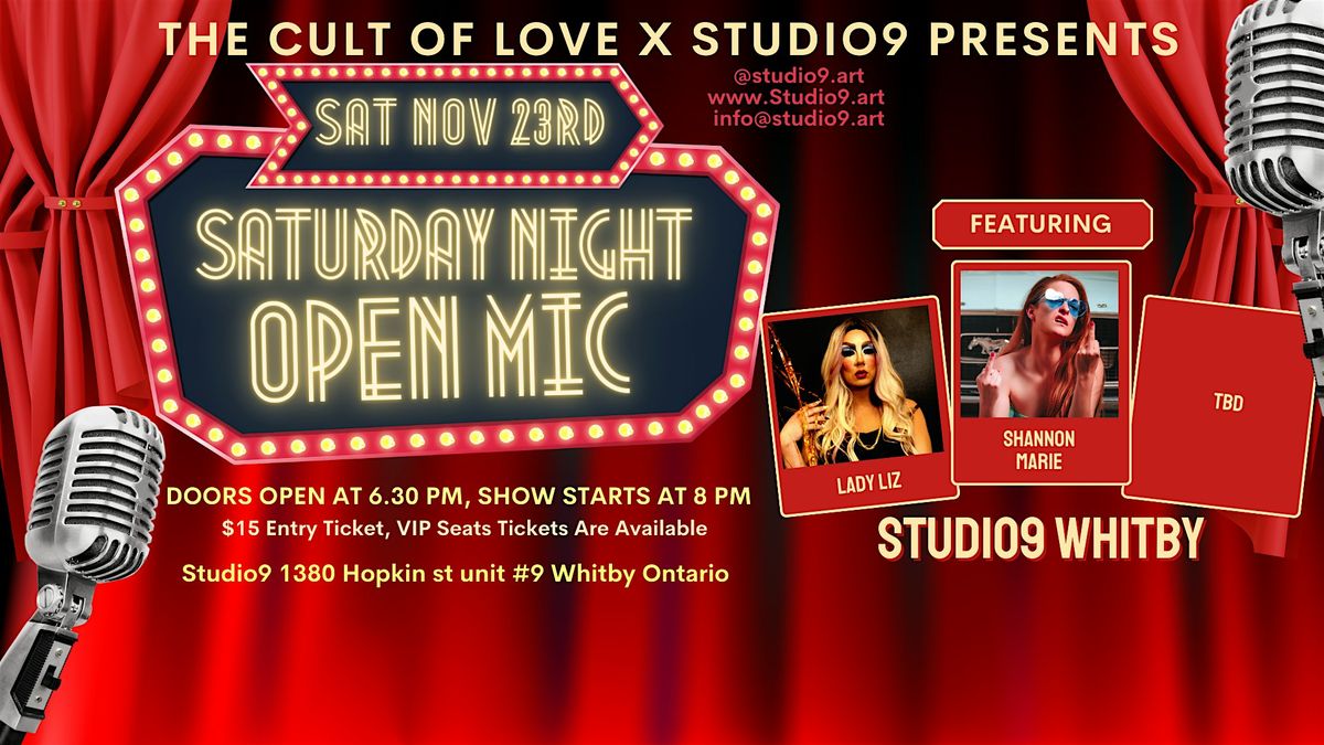 LGBTQ+ Open Mic Night