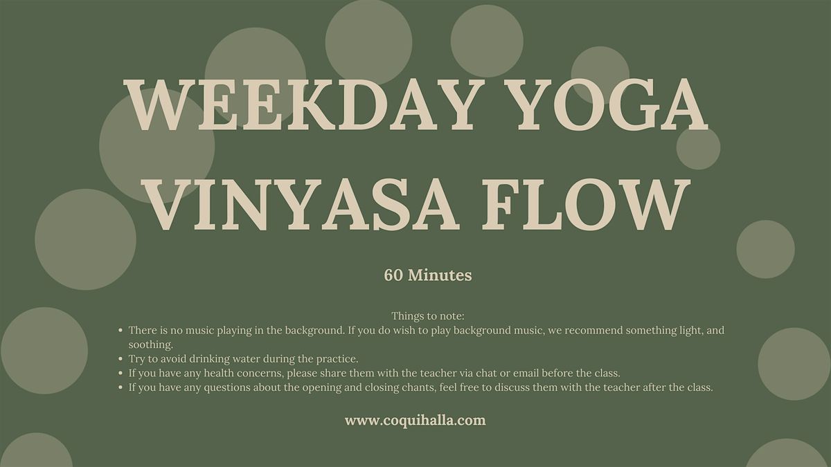 Evening Weekday Yoga Class | Victoria BC | Online