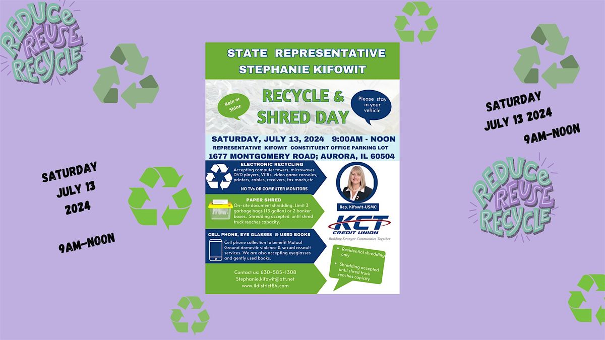 Recycle and Shred Event