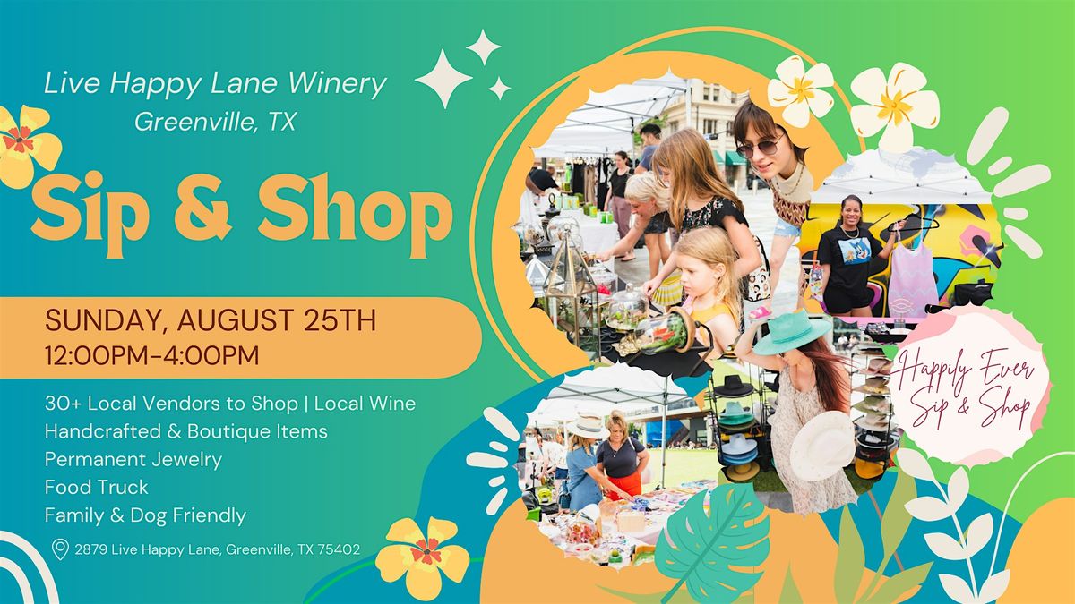 Greenville Summer Sip & Shop