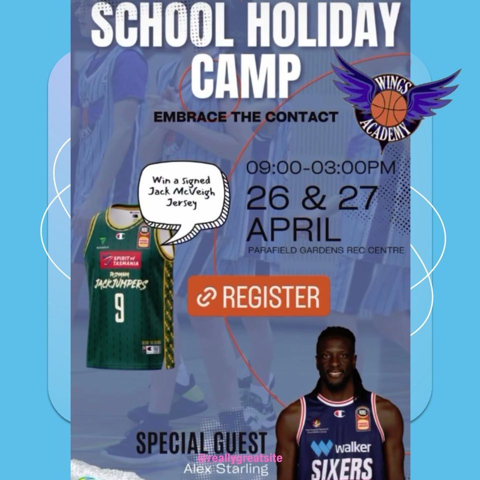 School Holiday Camp w Alex Starling by Wings Academy