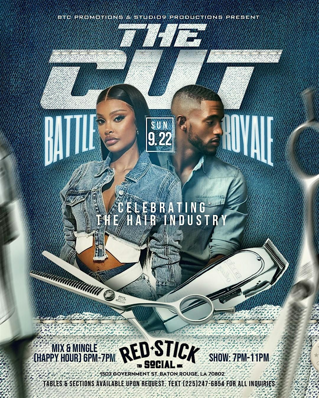 The Cut Battle Royale White & Denim Hair Industry Celebration