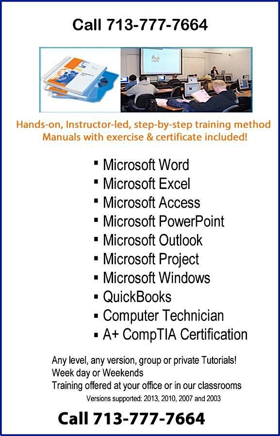 Microsoft Access Training - If unemployed you mat qualify