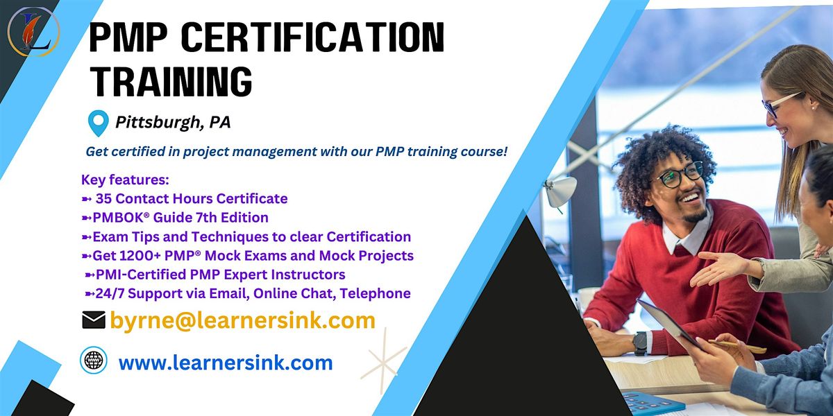 PMP Exam Prep Training Course in Pittsburgh, PA