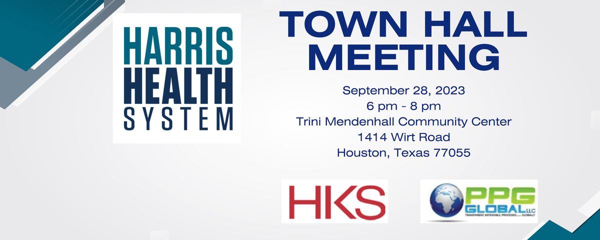 Harris County Precinct 3 Town Hall Meeting