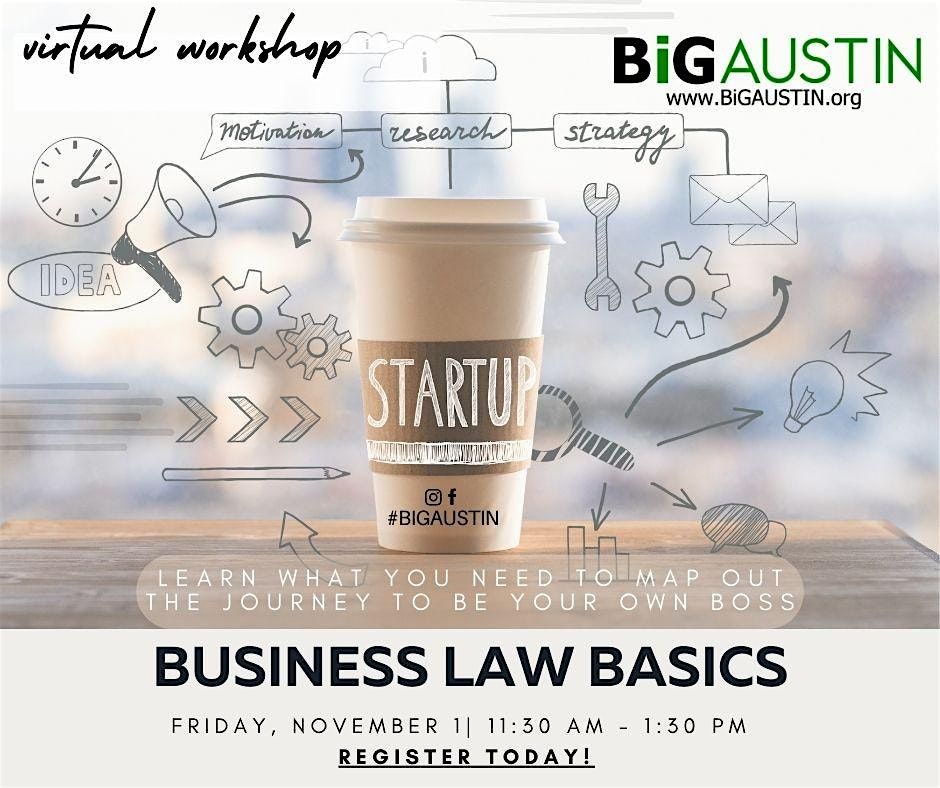 Business Law Basics - VIRTUAL WORKSHOP