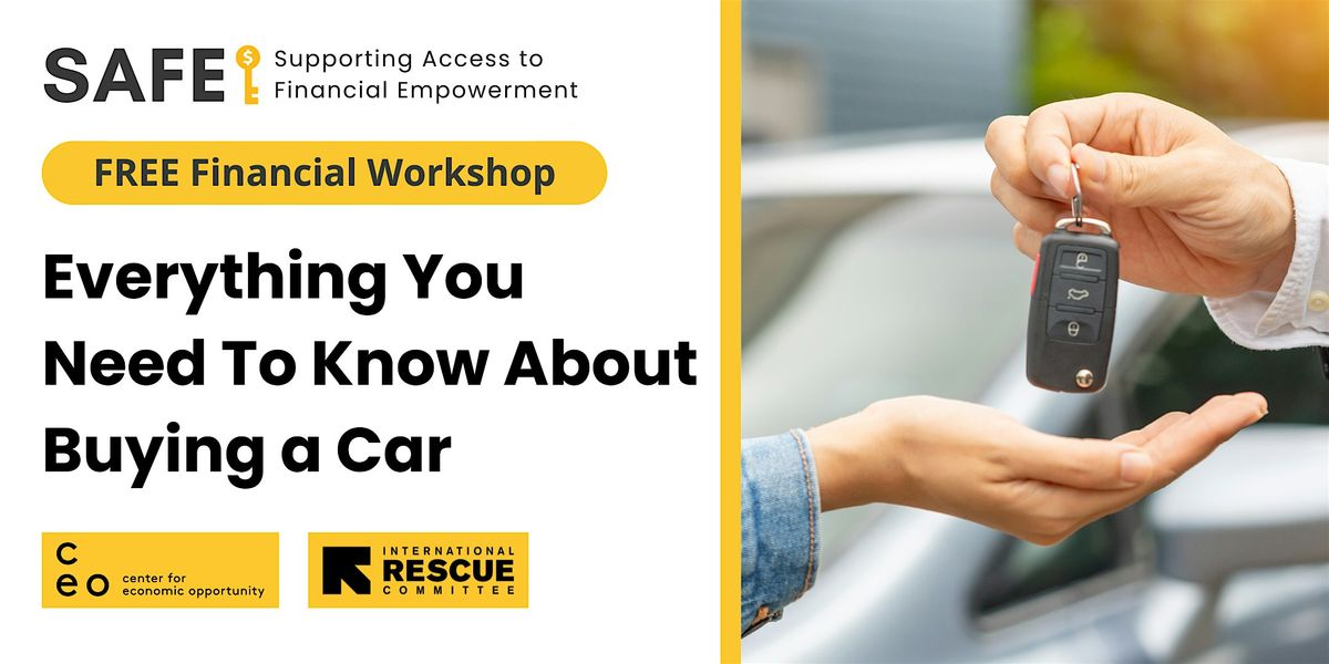 FREE Online Workshop: Everything You Need to Know About Buying a Car