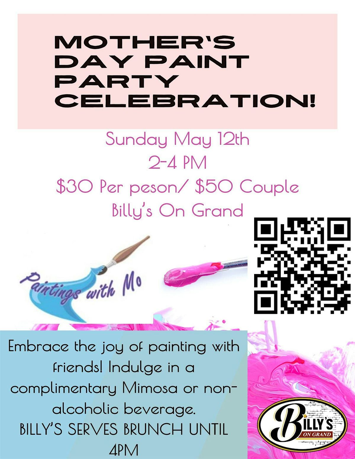 Mother's Day Paint Party Celebration!