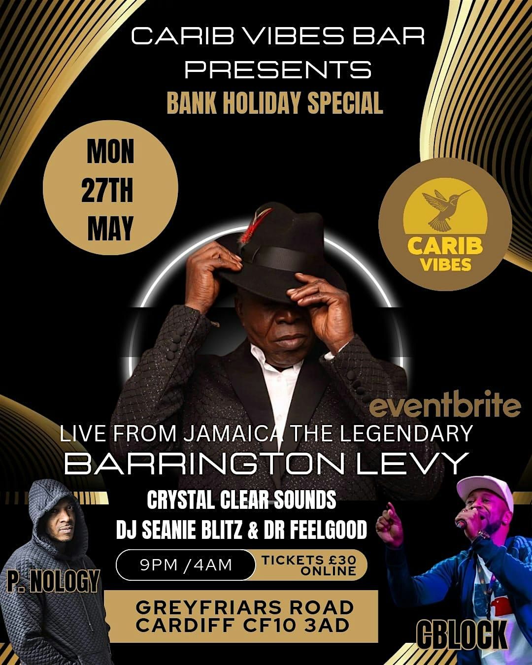 Carib Vibes Bar Presents Barrington Levy
