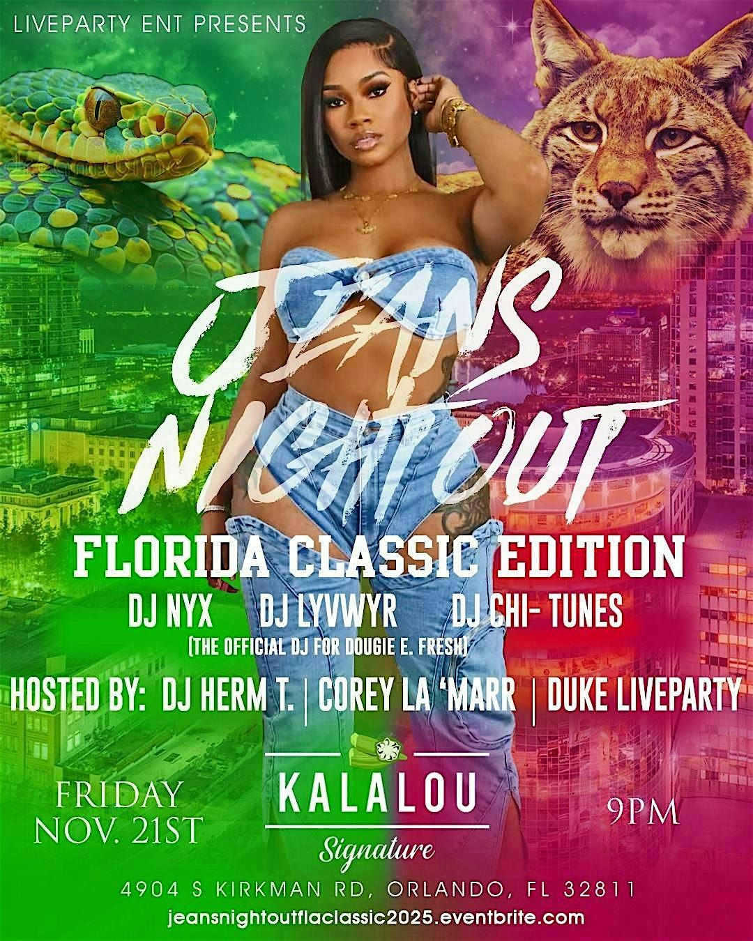 JEANS NIGHT OUT FLORIDA CLASSIC EDITION