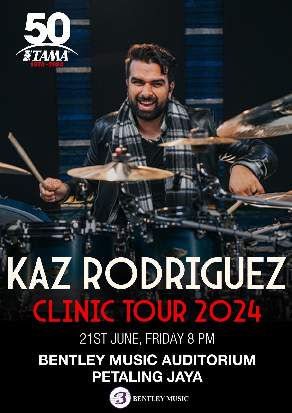 Tama Drum Clinic by Kaz Rodriguez
