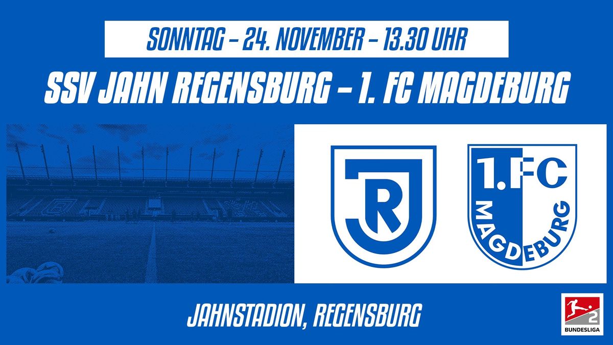 13. Spieltag: SSV Jahn Regensburg - 1. FC Magdeburg