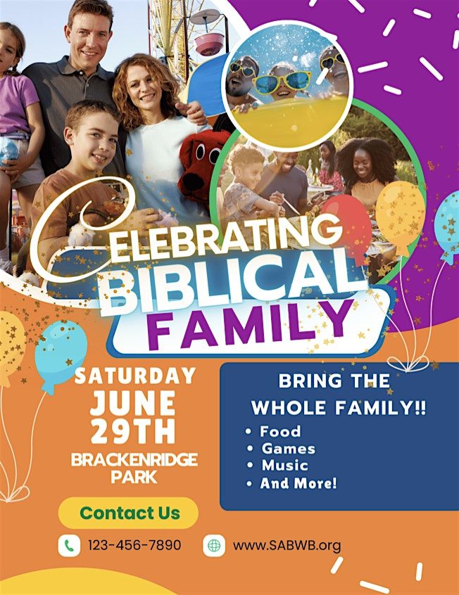 Celebrating Bibical Family Month