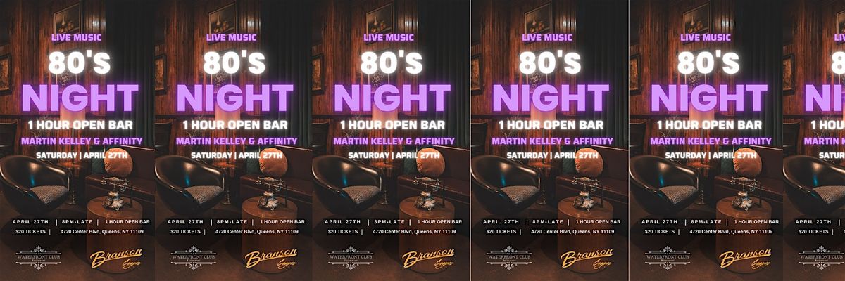 80's Night Live Music Party