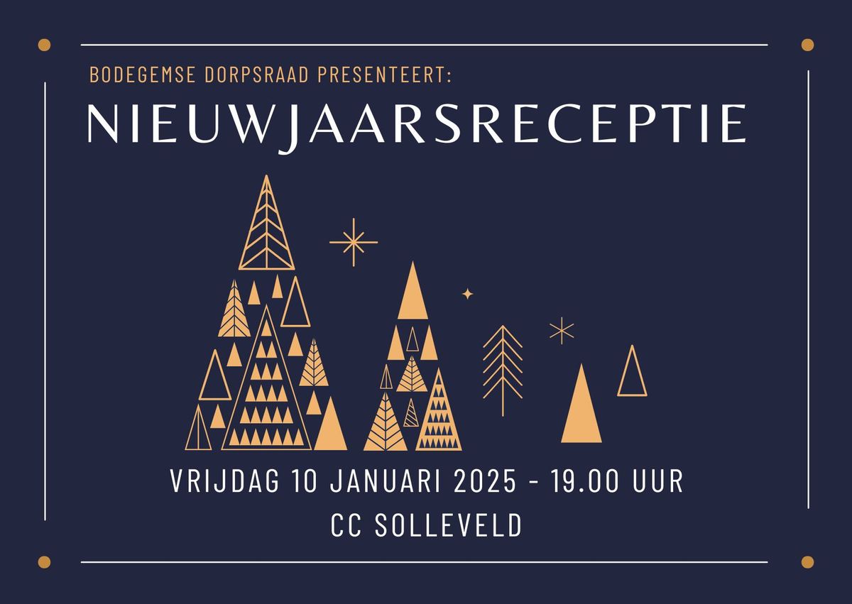 Nieuwjaarsreceptie Bodegemse Dorpsraad