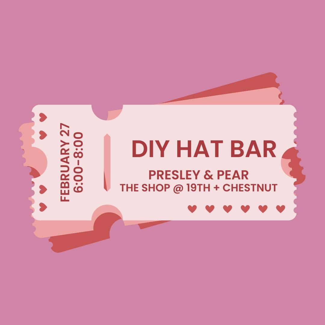 DIY Hat Bar