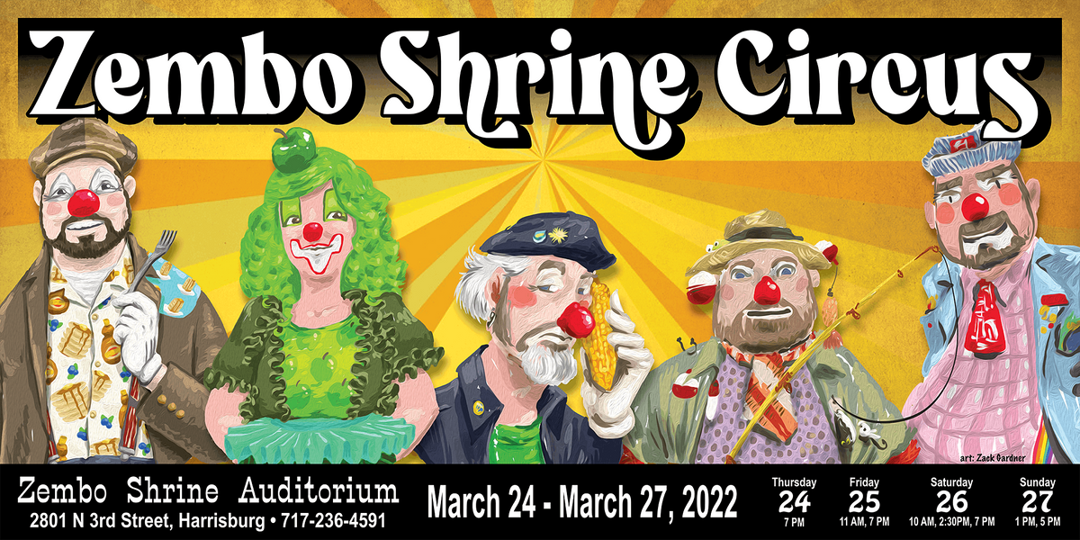 Zembo Shrine Circus, Zembo Shrine Auditorium, Harrisburg, 26 March 2022