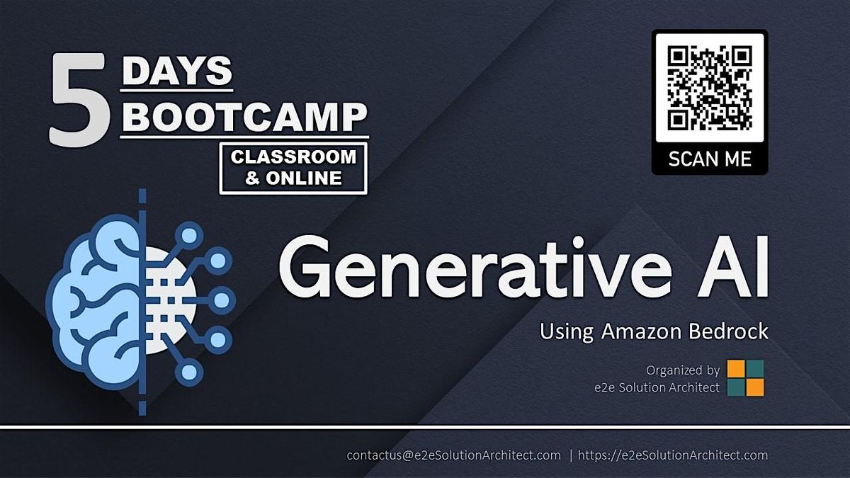 2 Day Generative AI Bootcamp for IT Professionals , Online and CLASS ROOM