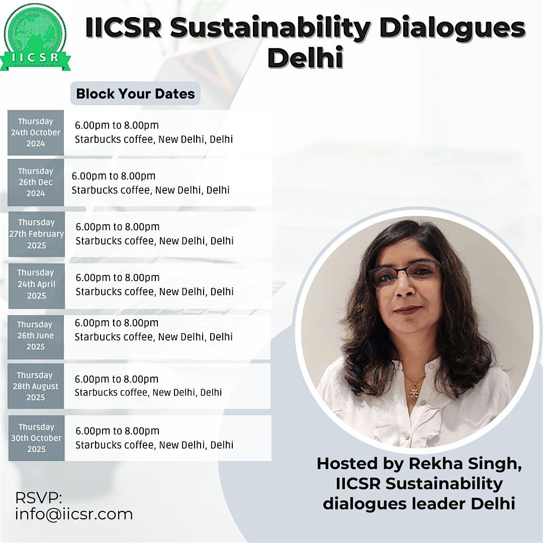 IICSR Sustainability Dialogues  Delhi