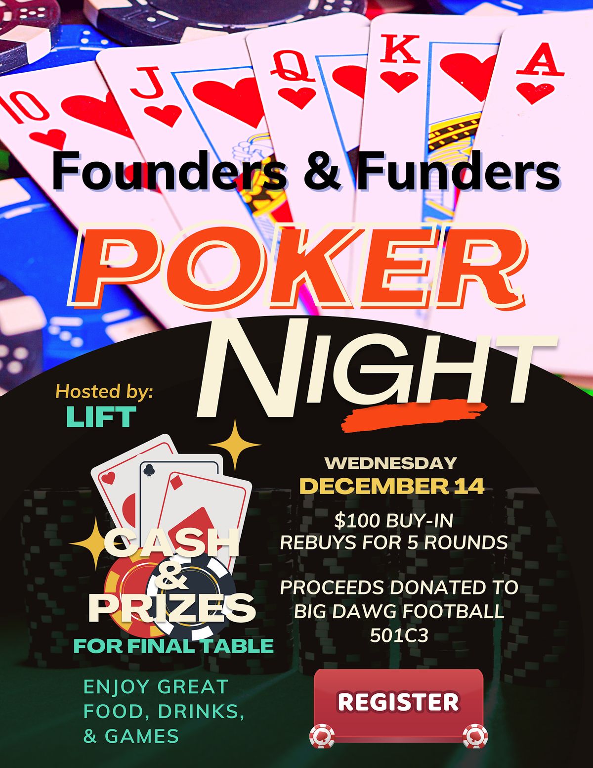 Founders & Funders Charity Poker Night