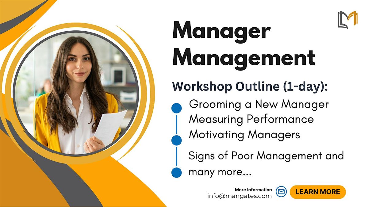 Manager Management 1 Day Workshop in Oklahoma City, OK on Jun 21st, 2024