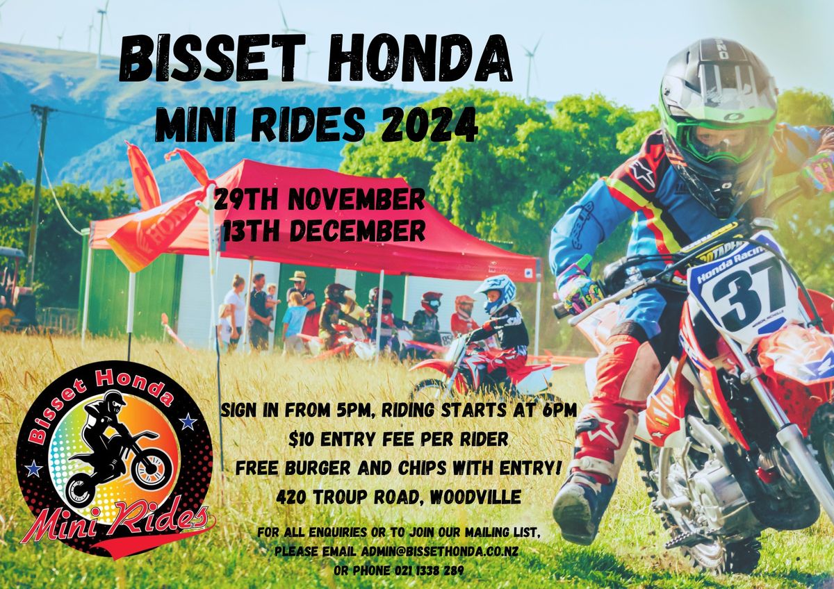 Bisset Honda Mini Rides 2024 - Event 1