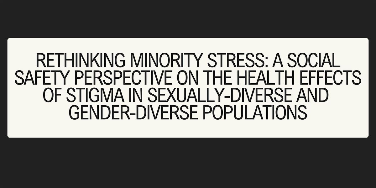 Rethinking Minority Stress