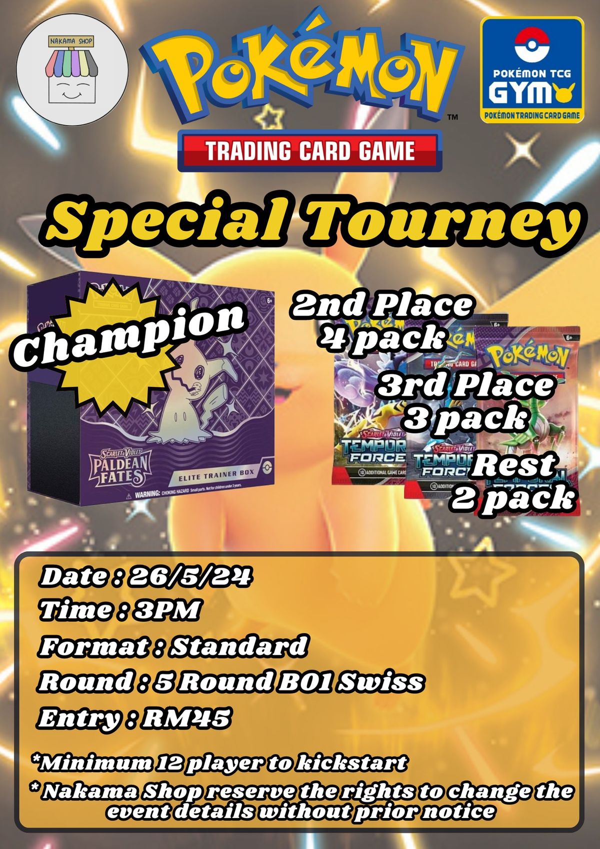 PTCG May Special Tourney