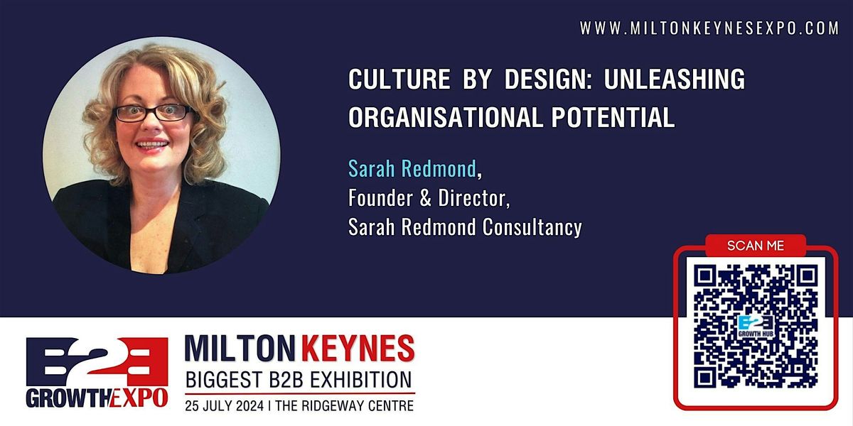 Culture by Design: Unleashing Organisational Potential - Sarah Redmond