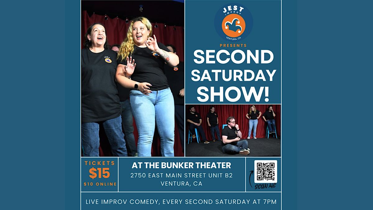 Jest Improv's Second Saturday Improv Comedy Show: Featuring the Jesties!