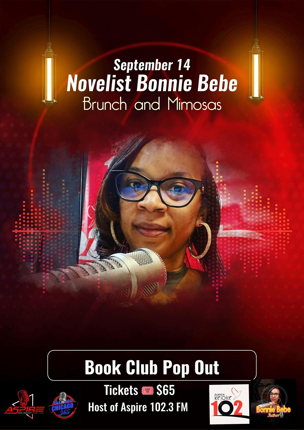 Novelist Bonnie Bebe Pop OuT Book Club