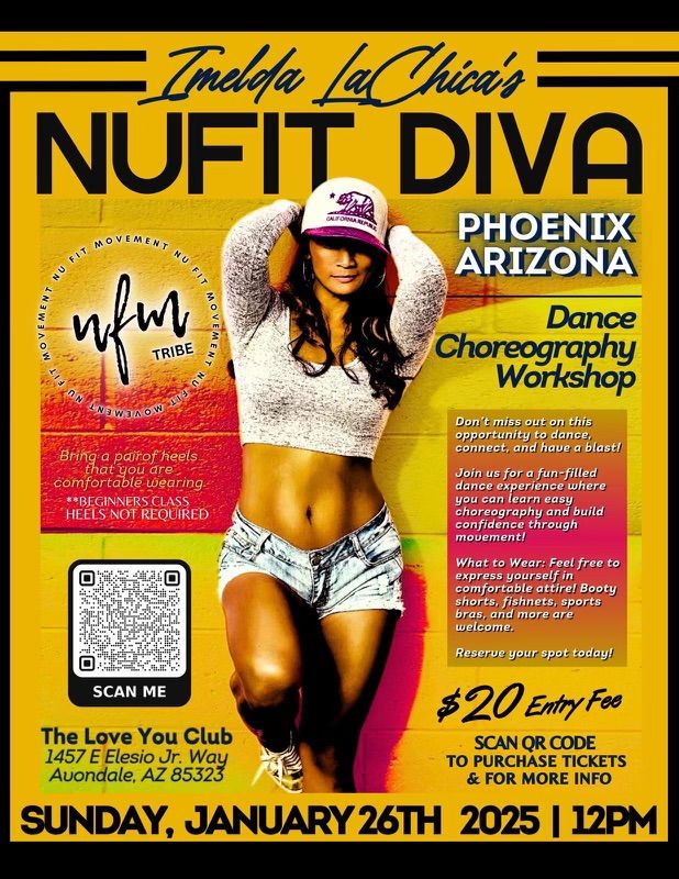 NuFit 2025 Tour: Diva Dance Choreography Workshop