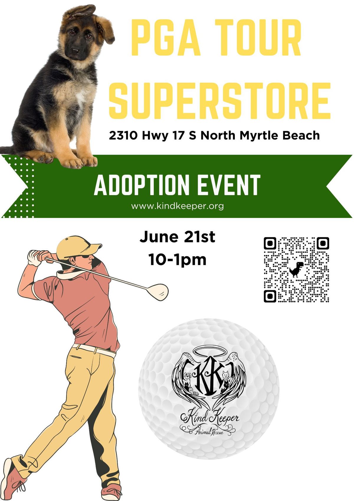 Adoptable Animals at the PGA STORE 