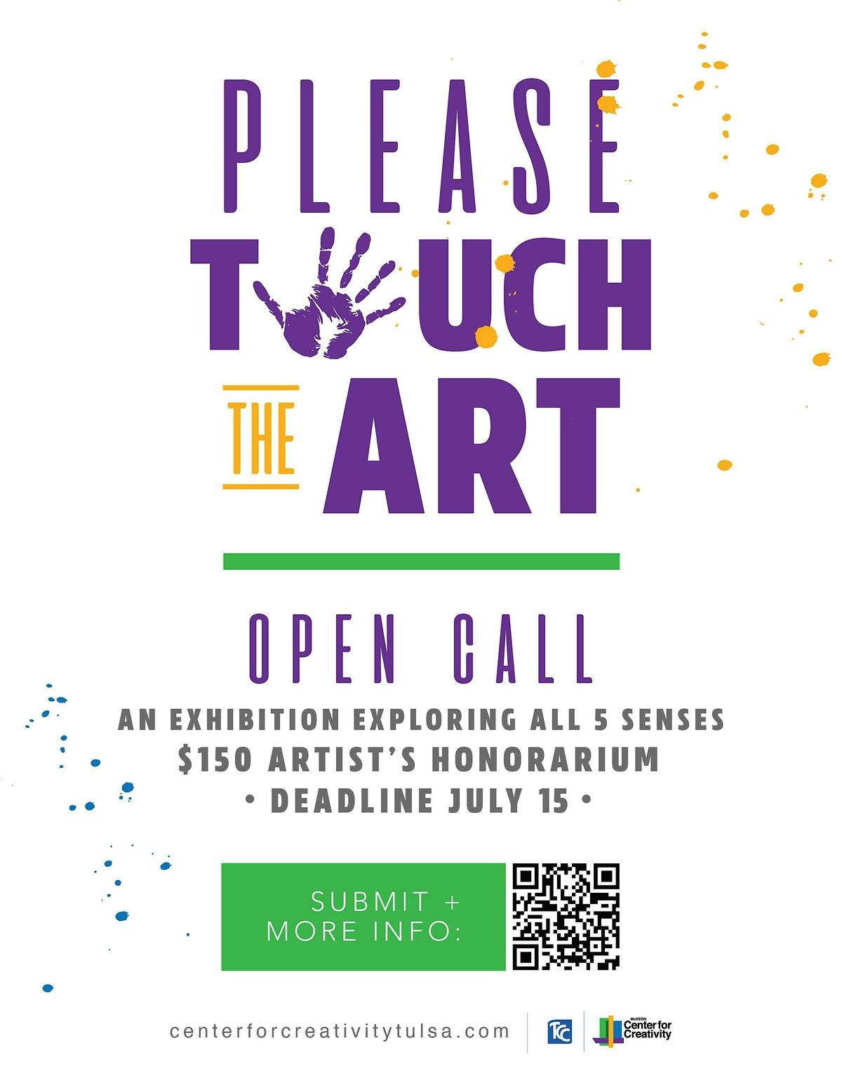 Open Call for Artists: Please Touch the Art