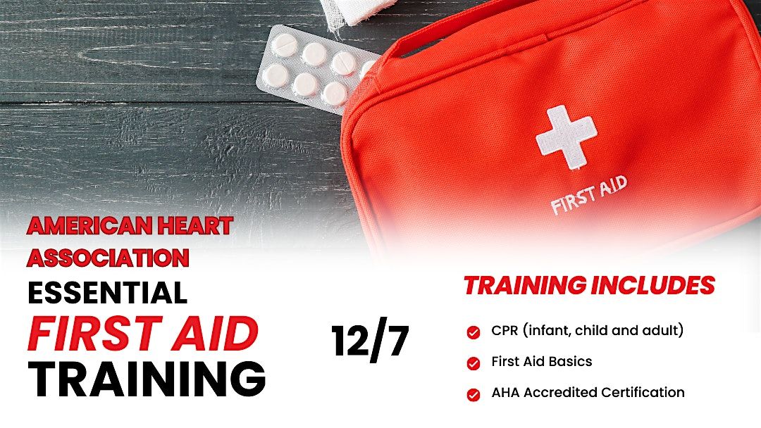 American Heart Association First Aid\/CPR Training - Afternoon Course