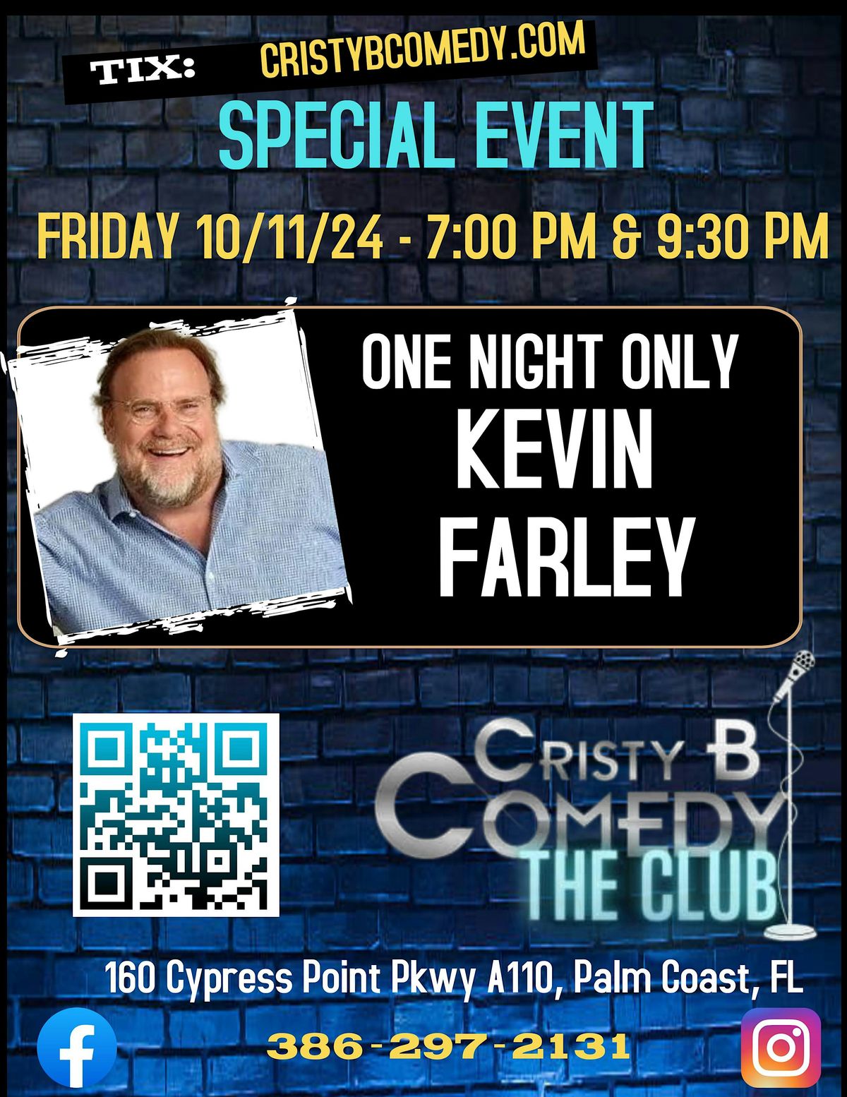 Comedy Night  with KEVIN FARLEY- Early Show