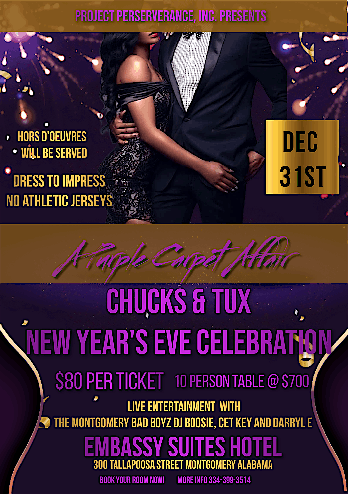 A New Year's Eve Celebration - Tux & Chucks