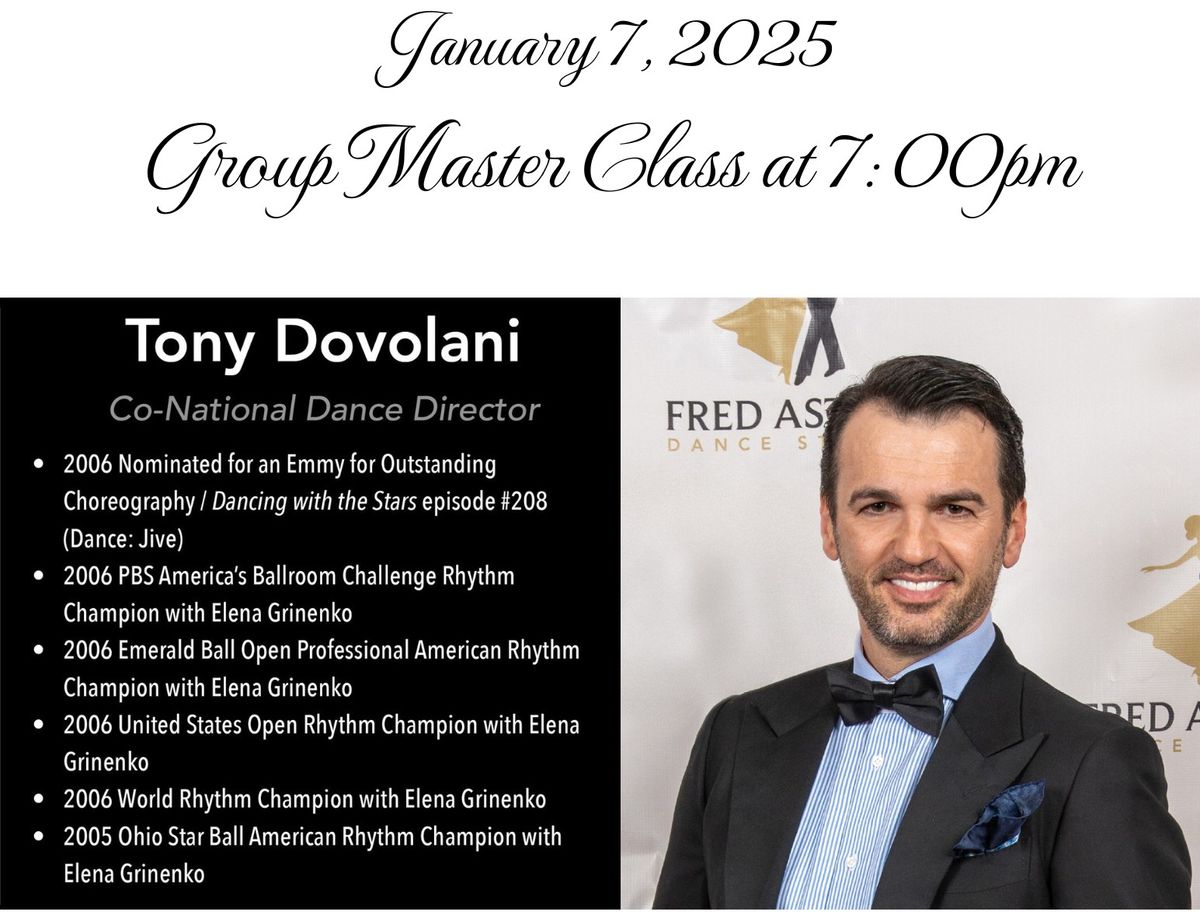 Group Master Class with Tony Dovolani