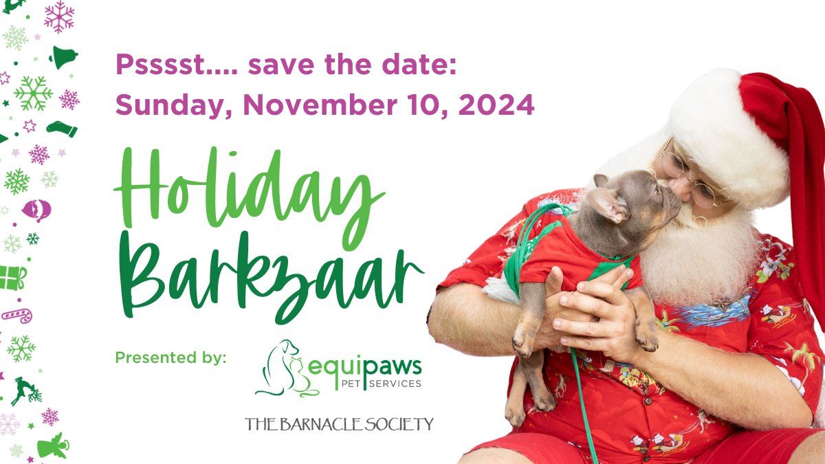 Save the Date: Dog-Friendly Holiday Barkzaar at The Barnacle