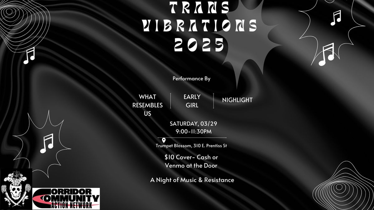 Trans Vibrations- Concert to Raise Funds for Iowa Trans Mutual Aid Fund