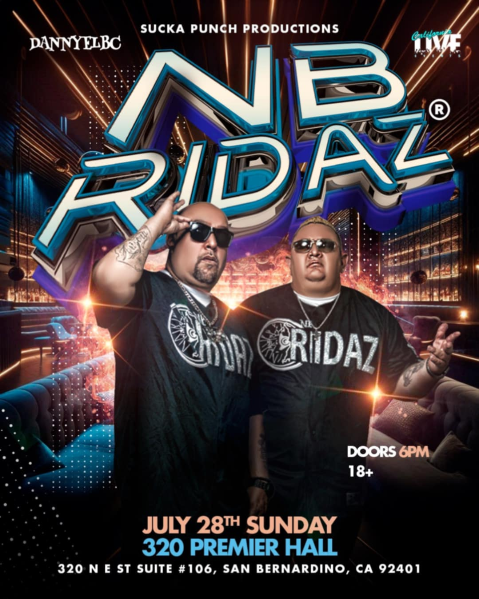 NB RIDAZ LIVE IN CONCERT AT THE 320 PREMIER HALL IN SAN BERNADINO