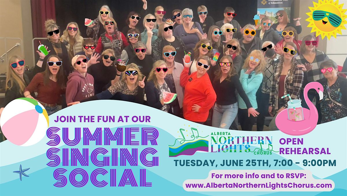 Summer Singing Social - Come Try Women's A Cappella 4 Part Singing!