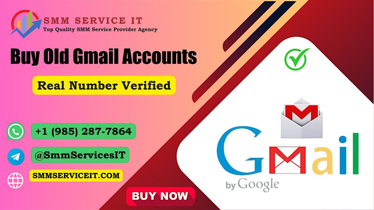 5 Websites to Buy Old Gmail Accounts (PVA & Bulk)
