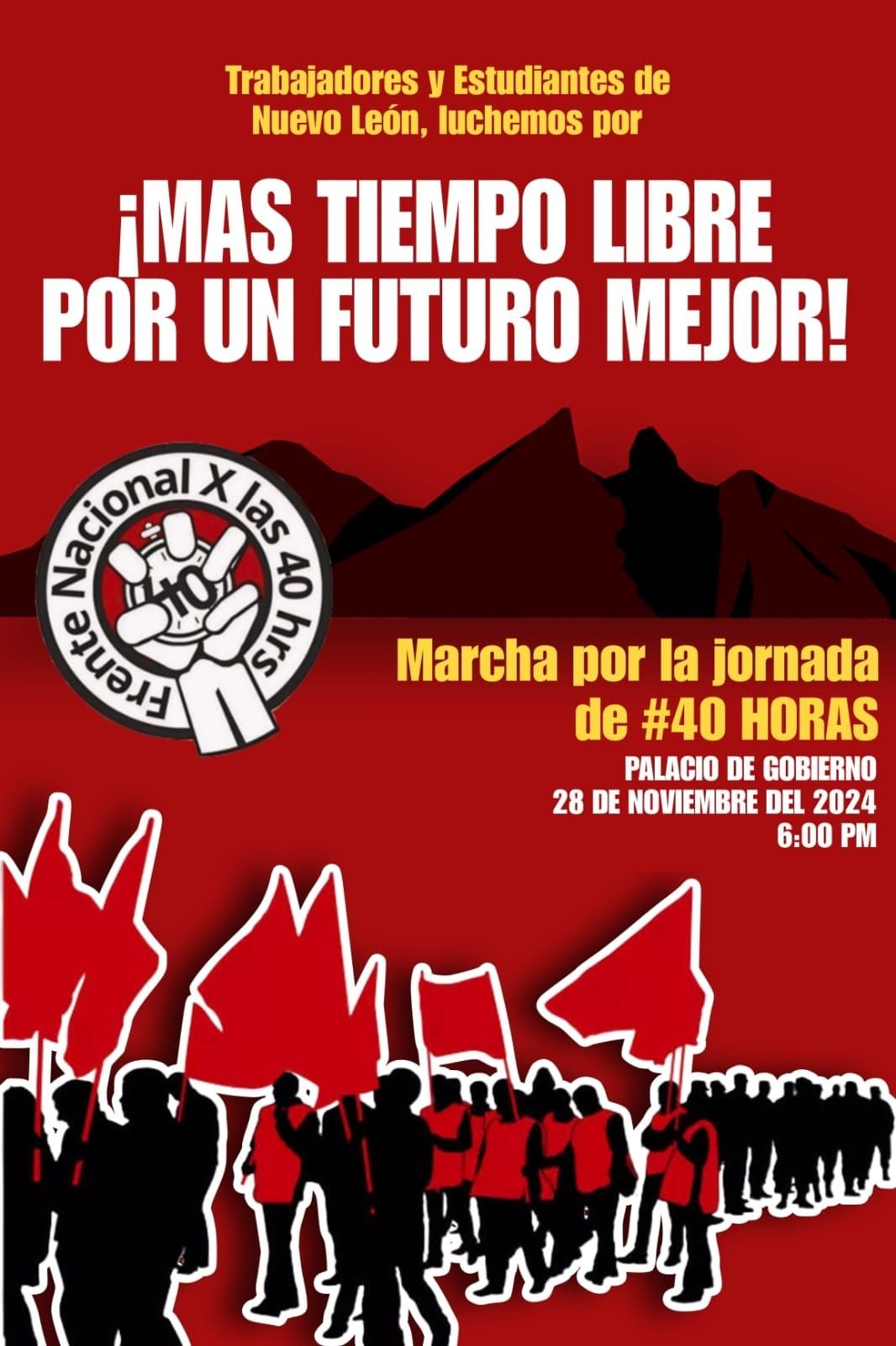 Marcha por la Reduccion de Jornada sin gradualidad!