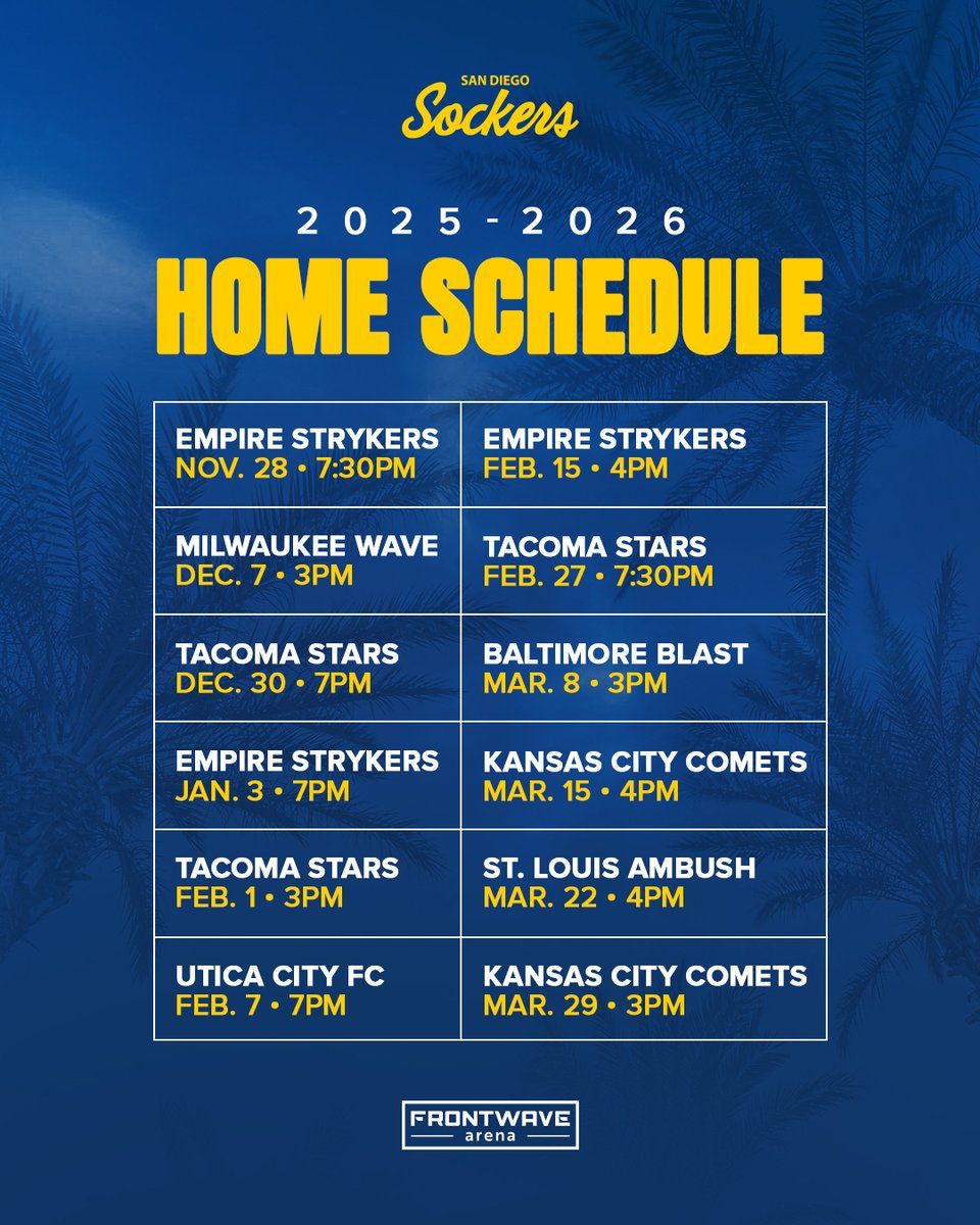 Empire Strykers vs. Baltimore Blast