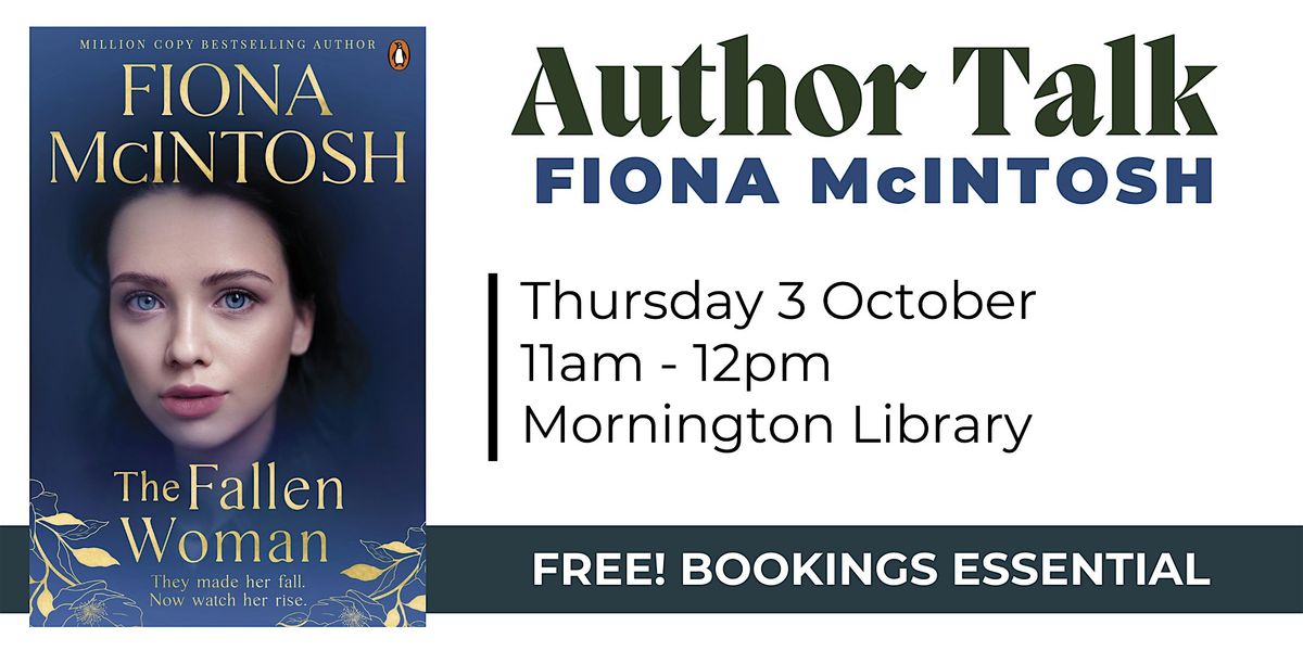 Author Talk: Fiona McIntosh - Mornington Library