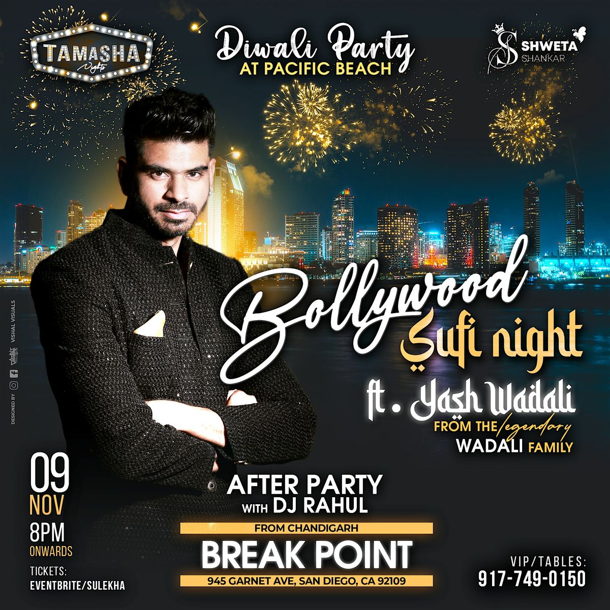 SAN DIEGO BOLLYWOOD SUFI NIGHT FT. YASH WADALI @BREAK POINT