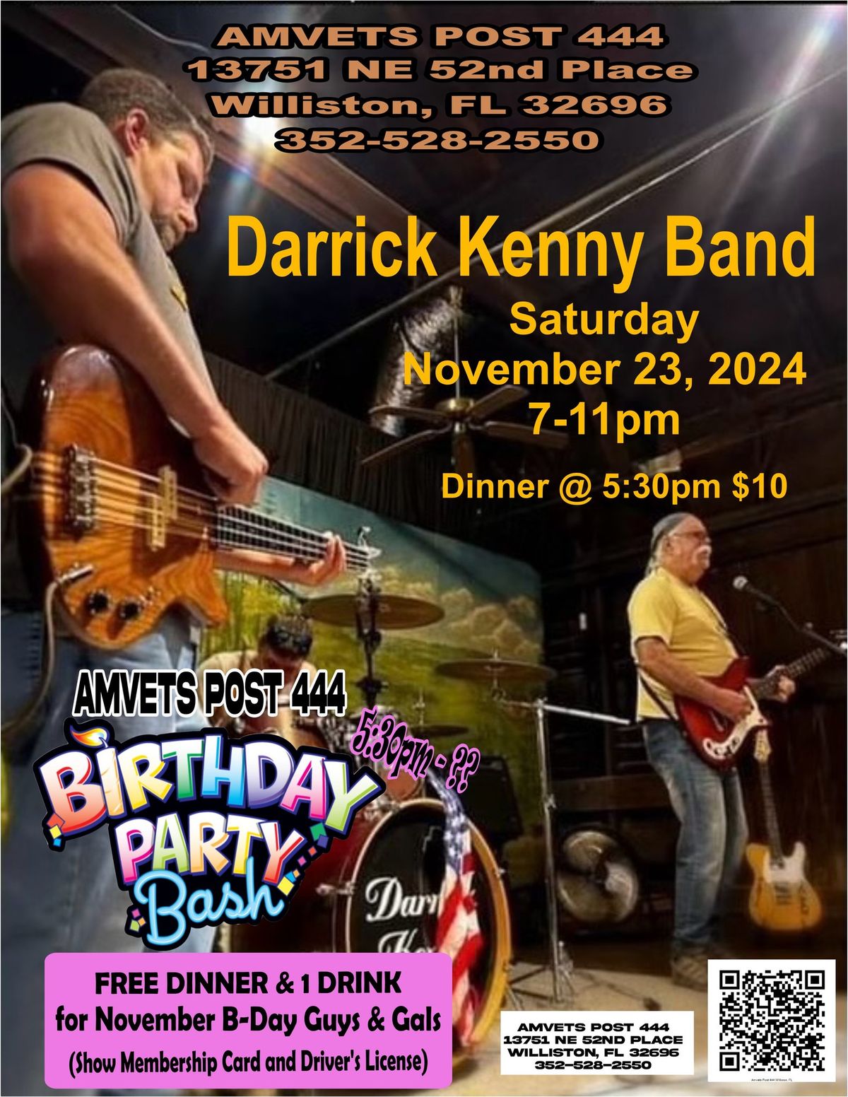 Darrick Kenny Band Live!!!