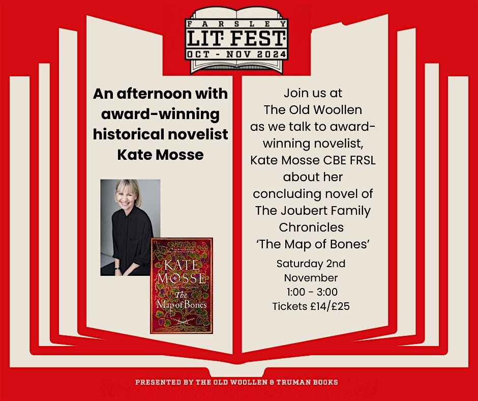 An afternoon with award winning historical novelist Kate Mosse